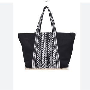 Missoni Castaner X chevron beach tote NWOT attached